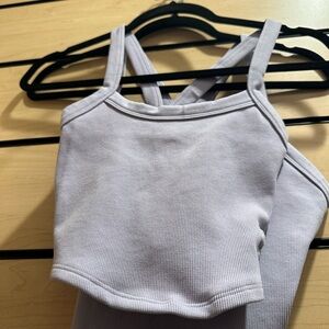 Lavender sports bra